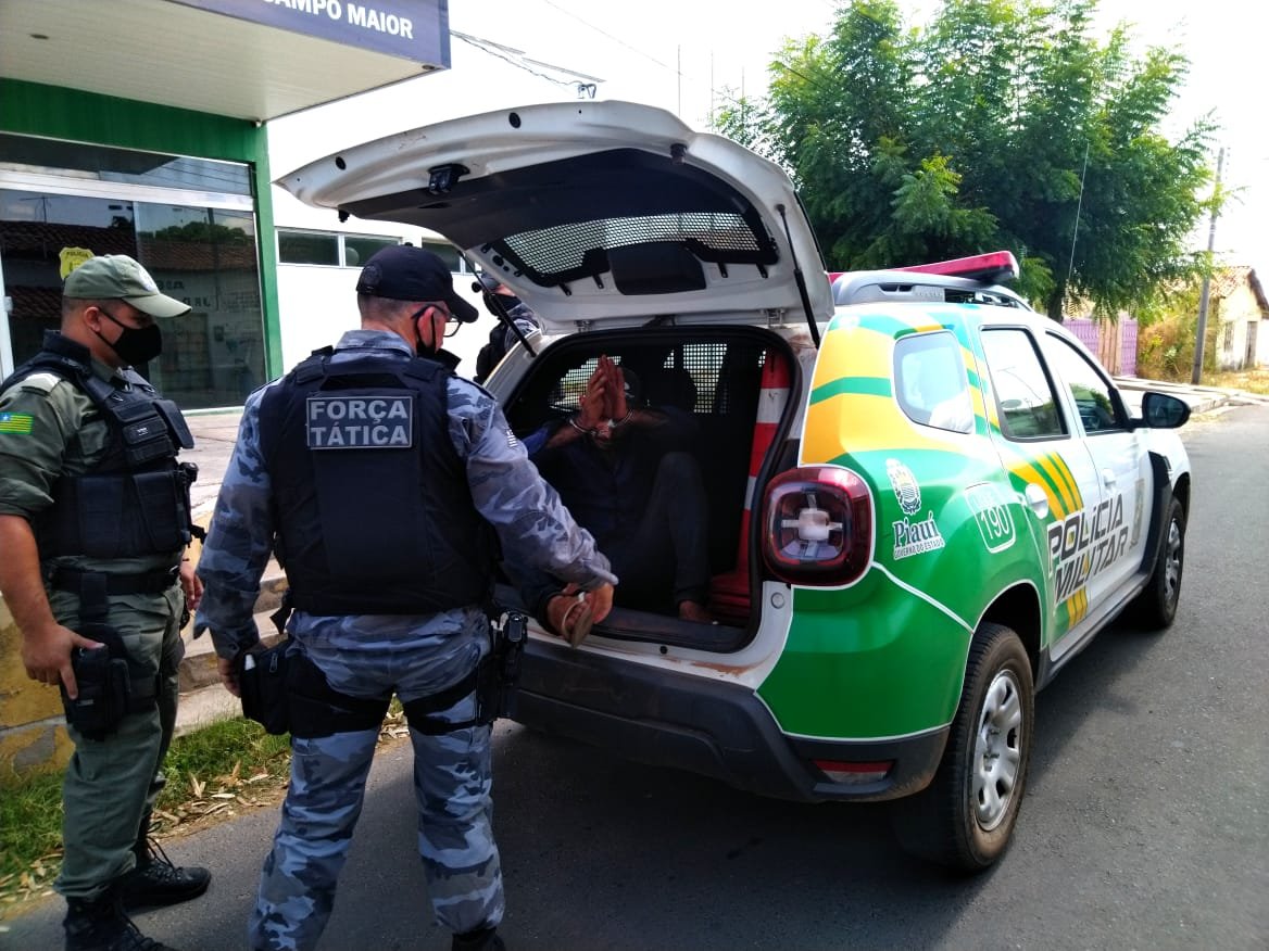 Polcia Militar prende acusado de matar mototaxistas em Campo Maior -  Encarando